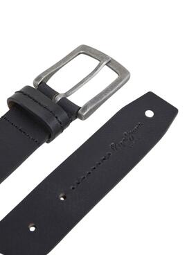 Cinturón Pepe Jeans Aidan negro para hombre 