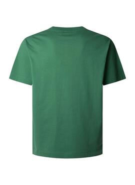 Camiseta Pepe jeans Picthon verde para hombre