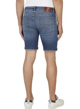 Bermuda Pepe Jeans Hatch Slim azul para hombre