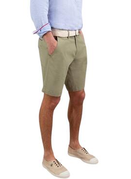 Bermuda El Ganso Basico verde para hombre