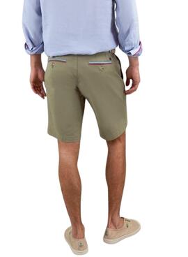 Bermuda El Ganso Basico verde para hombre