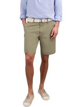 Bermuda El Ganso Basico verde para hombre