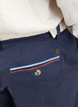 Bermuda El Ganso Basico marino para hombre