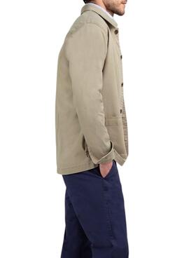 Sobrecamisa El Ganso Garment beige para hombre