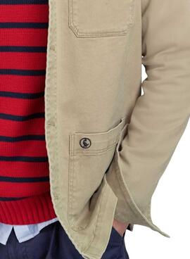 Sobrecamisa El Ganso Garment beige para hombre