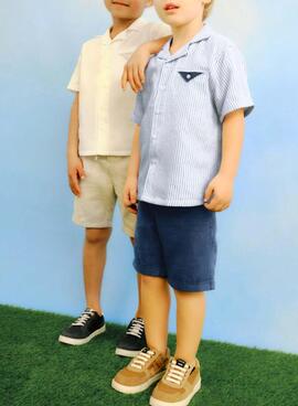 Conjunto Mayoral Bermuda relaxed marino para niño