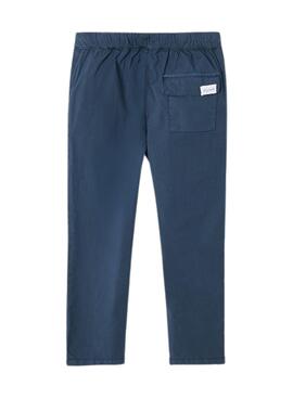 Pantalón Mayoral pinzas relaxed marino para niño