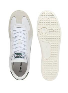 Zapatillas Lacoste Baseshot Pro de piel blanco para hombre