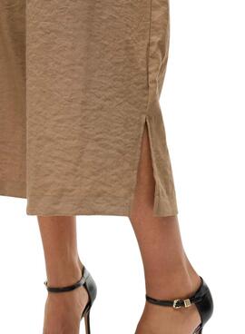 Pantalón Vila Vilinea 7/8 tostado para mujer