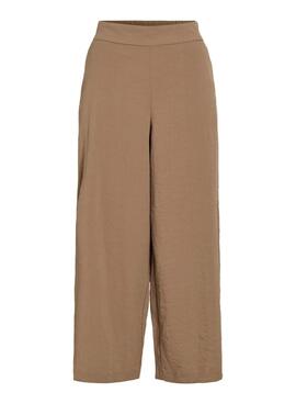 Pantalón Vila Vilinea 7/8 tostado para mujer