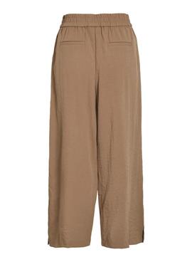 Pantalón Vila Vilinea 7/8 tostado para mujer