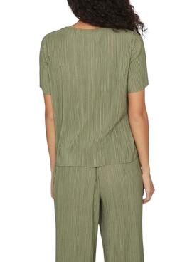 Camiseta Vila Viplisa verde para mujer