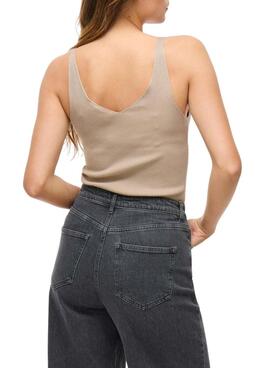 Top Vila Viwennie tostado para mujer