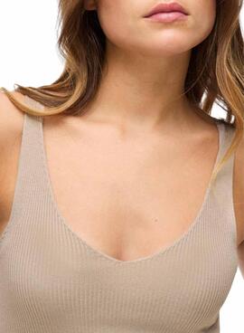 Top Vila Viwennie tostado para mujer