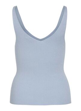 Top Vila Viwennie azul para mujer