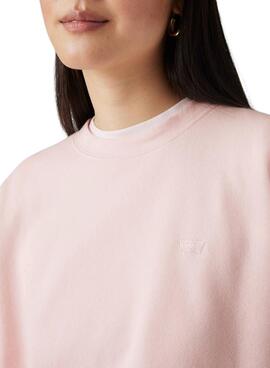 Sudadera Levis Everyday rosa para mujer