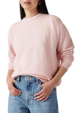 Sudadera Levis Everyday rosa para mujer