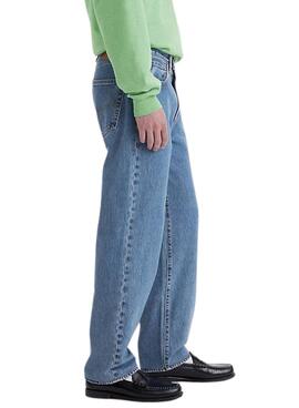 Pantalón Vaquero Levis 568 loose azul recto para hombre