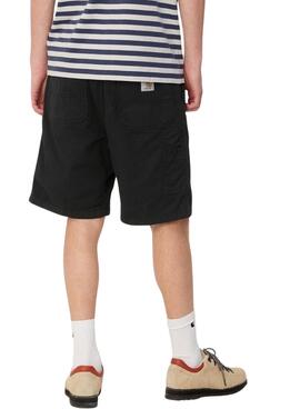 Bermudas Carhartt Flint negro para hombre