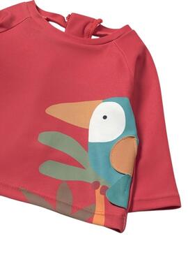 Conjunto Mayoral baño pomelo rojo para bebe