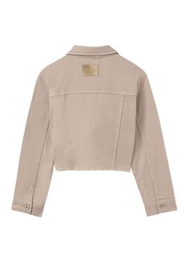 Cazadora Mayoral sarga beige para niña