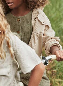 Cazadora Mayoral sarga beige para niña