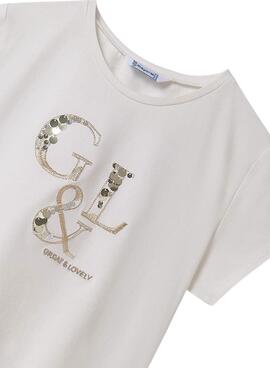 Camiseta Mayoral basica blanco para niña