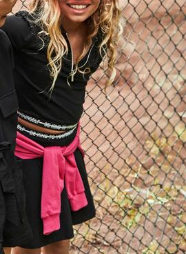Conjunto Mayoral falda punto negro para niña