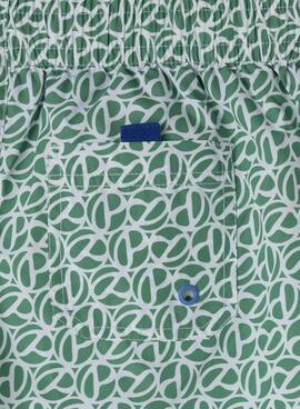 Bañador Pepe Jeans print verde para niño