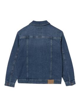 Cazadora denim Mayoral trucker azul para niño