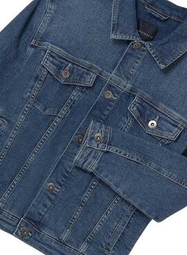 Cazadora denim Mayoral trucker azul para niño