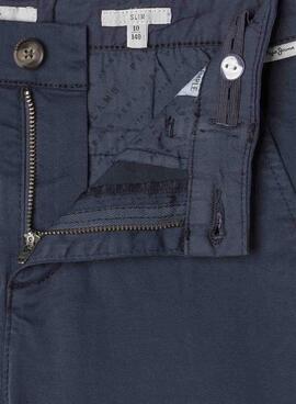 Pantalón Pepe jeans Junior slim chino azul niño
