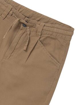 Pantalón Mayoral relaxed camel para niño