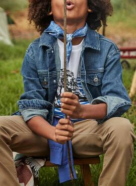 Pantalón Mayoral relaxed camel para niño