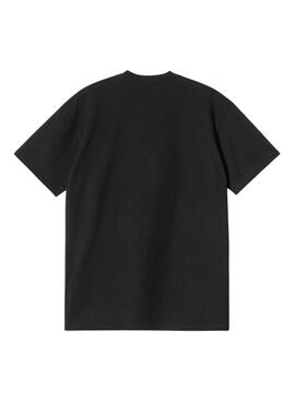 Camiseta Carhartt Pocket Heart negro para hombre