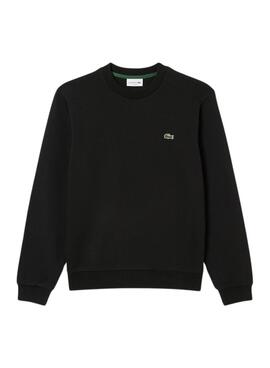 Sudadera Lacoste negro logo para hombre