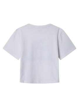 Camiseta Pepe Jeans Sabine blanco para niña