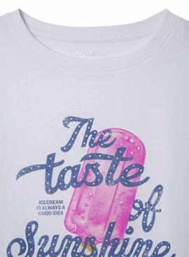 Camiseta Pepe Jeans Sabine blanco para niña