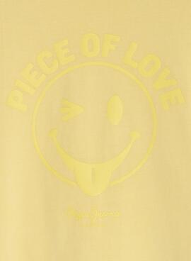 Camiseta Pepe Jeans Colette amarillo para niña