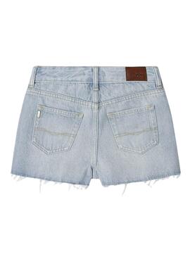 Shorts Pepe Jeans A-Line denim azul para niña