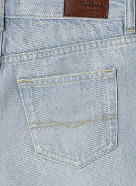 Shorts Pepe Jeans A-Line denim azul para niña