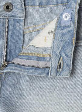 Shorts Pepe Jeans A-Line denim azul para niña