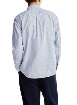 Camisa Tommy Hilfiger rayas marino para hombre