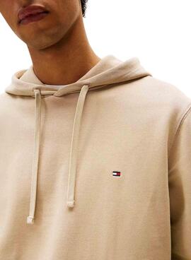 Sudadera Tommy Hilfiger Essential Hoody beige para hombre