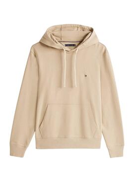 Sudadera Tommy Hilfiger Essential Hoody beige para hombre