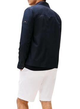 Sobrecamisa Tommy Hilfiger Nylon azul marino para hombre