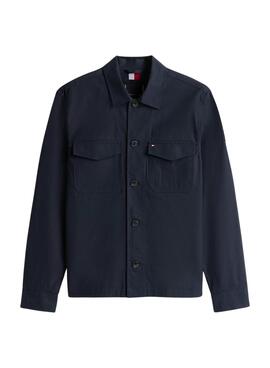 Sobrecamisa Tommy Hilfiger Nylon azul marino para hombre