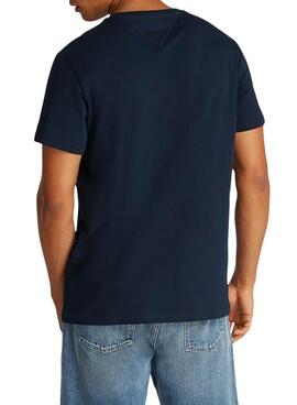 Camiseta Tommy Jeans Graphic  marino para hombre 