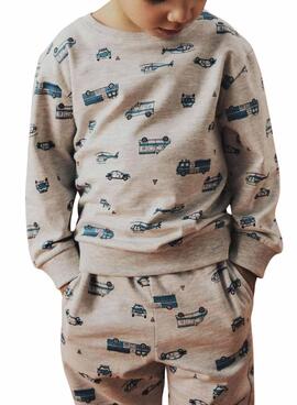 Susadera Name It Troy gris para niño