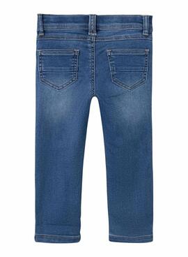 Pantalón vaquero Name It Silas slim azul para niño